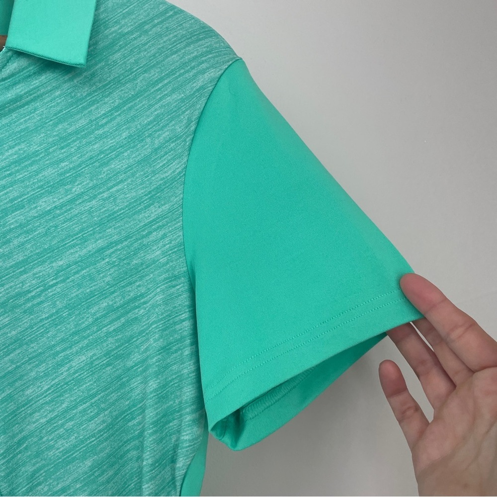 NWT Adidas Golf Polo Medium Hi Res Green - Picture 3 of 9